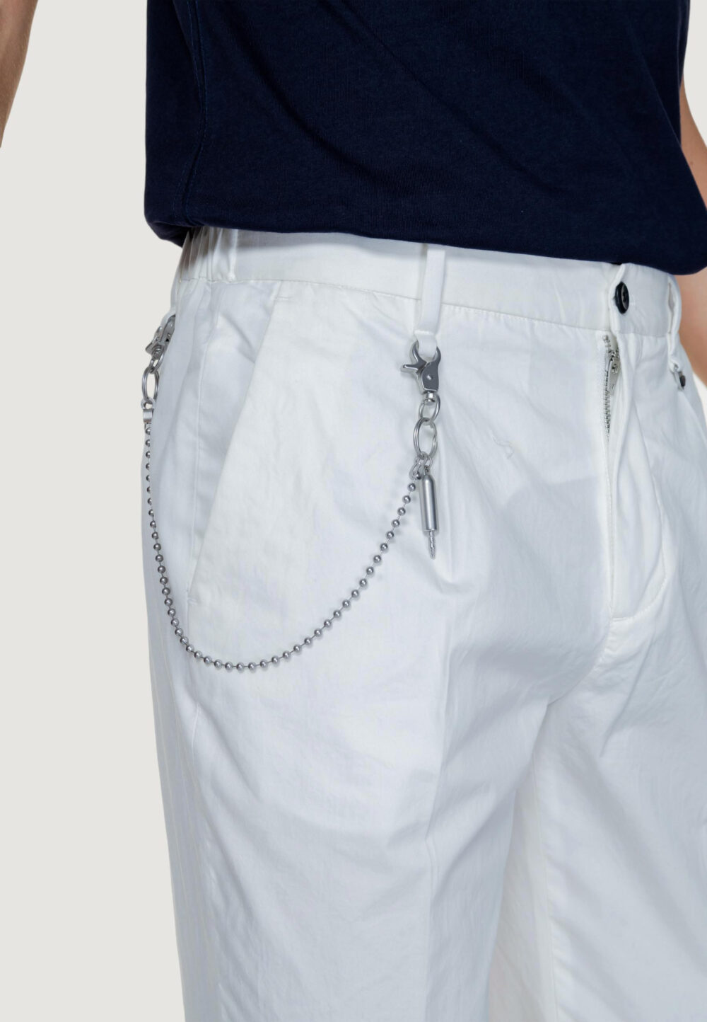 Pantaloni Antony Morato ANDREAS REGULAR FIT Bianco - Foto 2