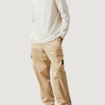 Pantaloni Calvin Klein REGULAR STRAIGHT Beige - Foto 4