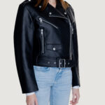 Piumino Calvin Klein Jeans CLASSIC FAUX LEATHER Nero - Foto 4