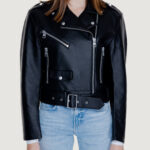 Piumino Calvin Klein Jeans CLASSIC FAUX LEATHER Nero - Foto 5