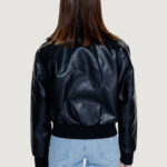 Piumino Calvin Klein Jeans FAUX LEATHER BOMBER Nero - Foto 2