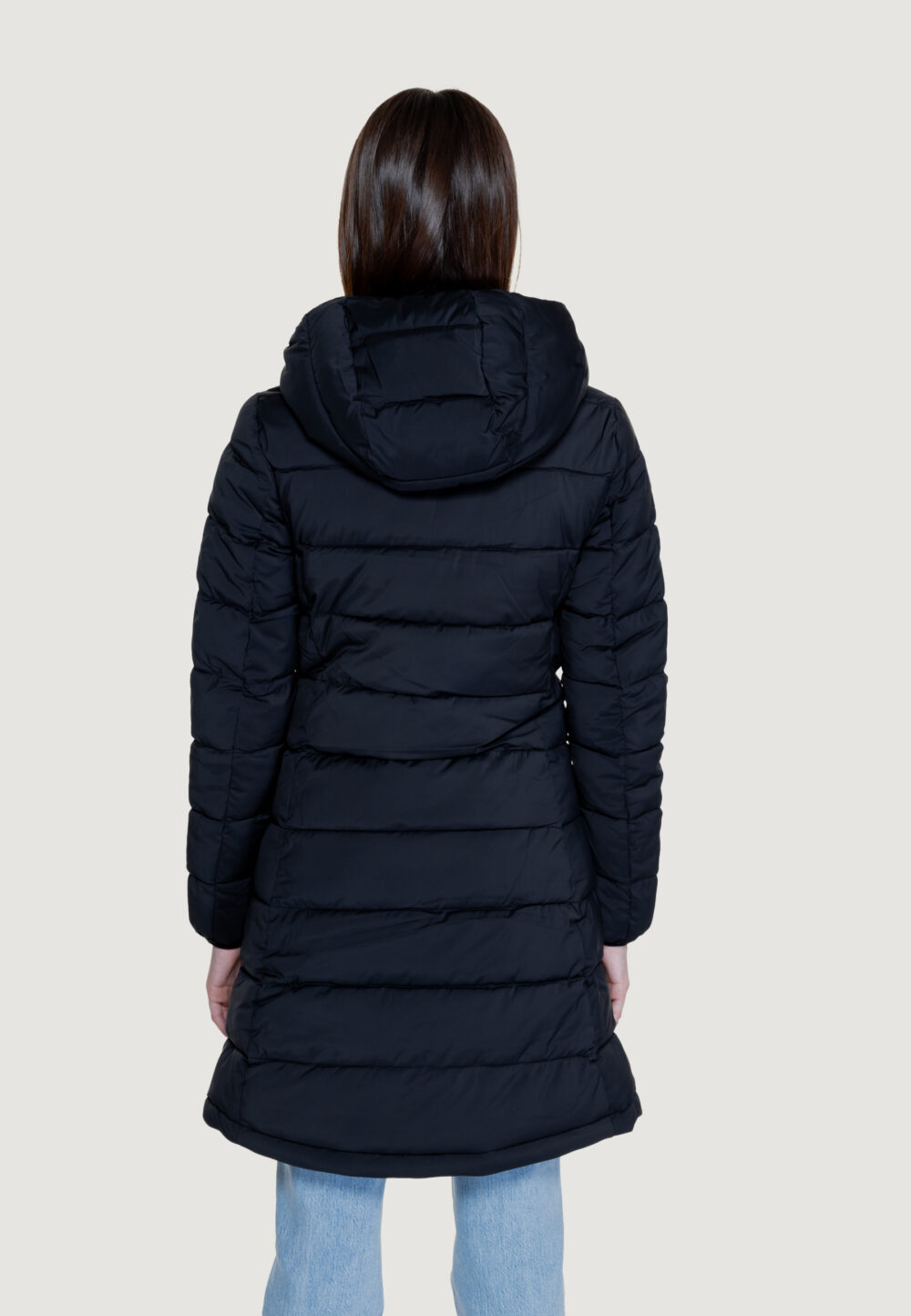 Piumino Guess Active NEW ALETA LONG PUFFER Nero - Foto 2