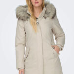 Parka Only ONLNEWKATY CC OTW Beige chiaro - Foto 4