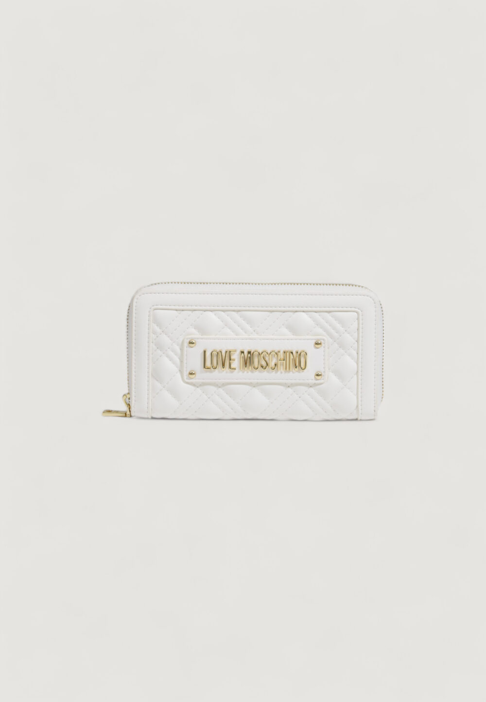 Portafoglio grande Love Moschino QUILTED Bianco - Foto 1