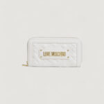 Portafoglio grande Love Moschino QUILTED Bianco - Foto 1