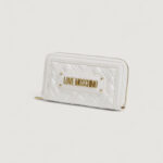 Portafoglio grande Love Moschino QUILTED Bianco - Foto 2