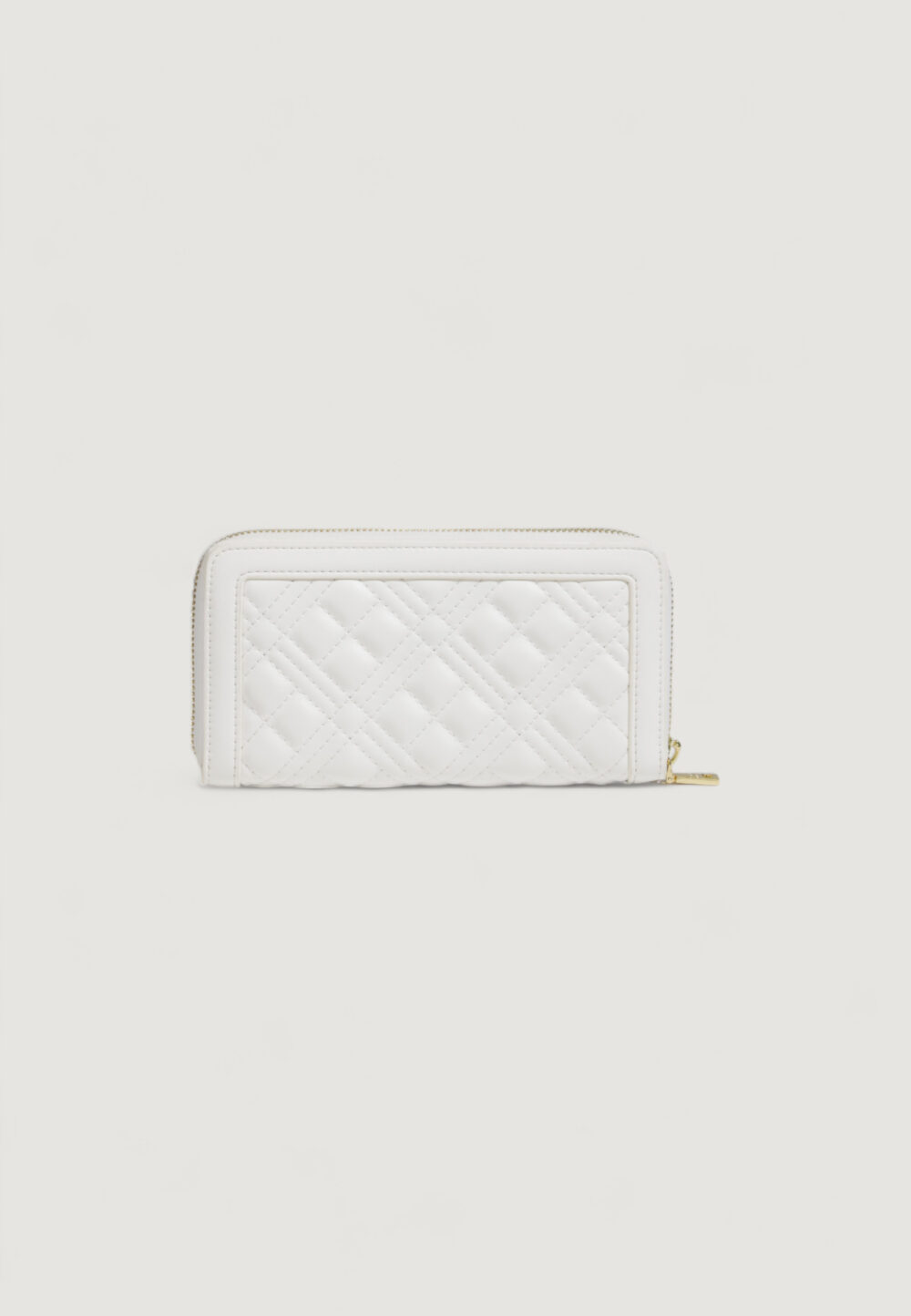 Portafoglio grande Love Moschino QUILTED Bianco - Foto 3