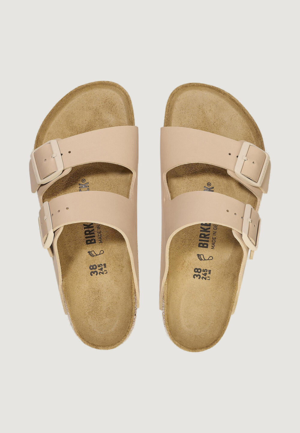 Sandali BIRKENSTOCK Arizona Beige scuro - Foto 2