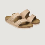 Sandali BIRKENSTOCK Arizona Beige scuro - Foto 3