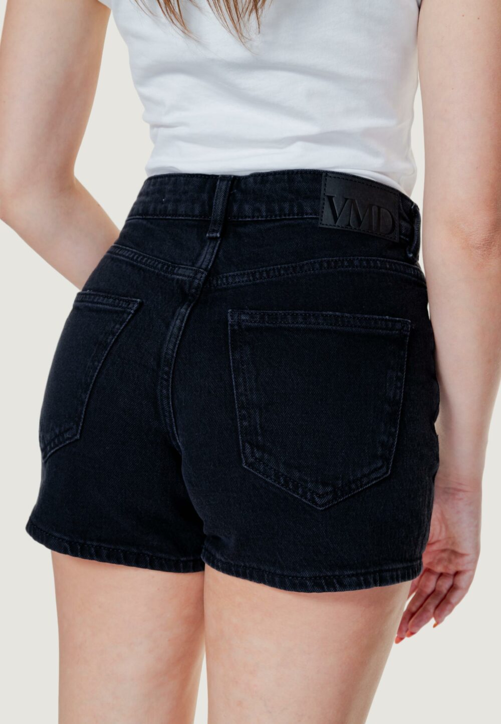 Shorts Vero Moda VMTESS MR SHORT DNM SHORTS MIX GA NOOS Nero - Foto 3