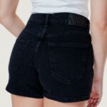 Shorts Vero Moda VMTESS MR SHORT DNM SHORTS MIX GA NOOS Nero - Foto 3