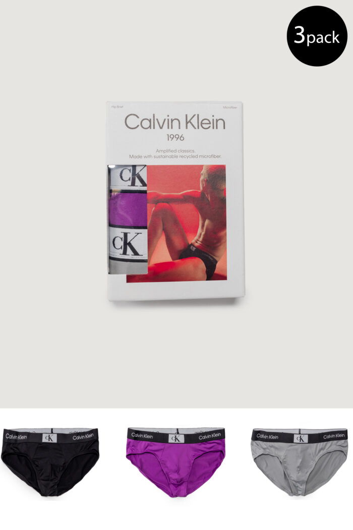 Slip Calvin Klein Underwear HIP BRIEF 3PK Viola