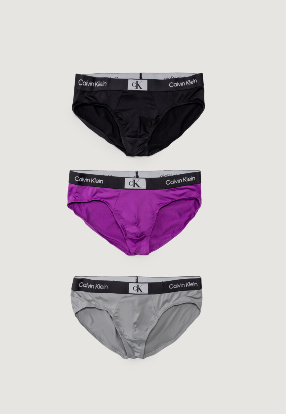 Slip Calvin Klein Underwear HIP BRIEF 3PK Viola - Foto 2