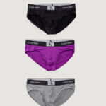 Slip Calvin Klein Underwear HIP BRIEF 3PK Viola - Foto 2