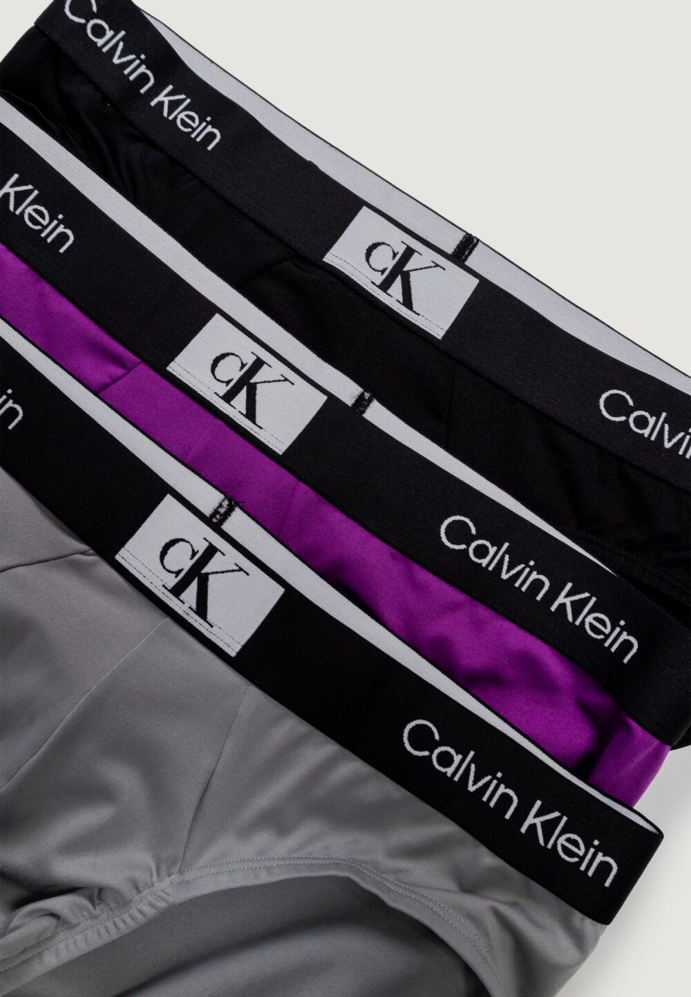 Slip Calvin Klein Underwear HIP BRIEF 3PK Viola - Foto 3