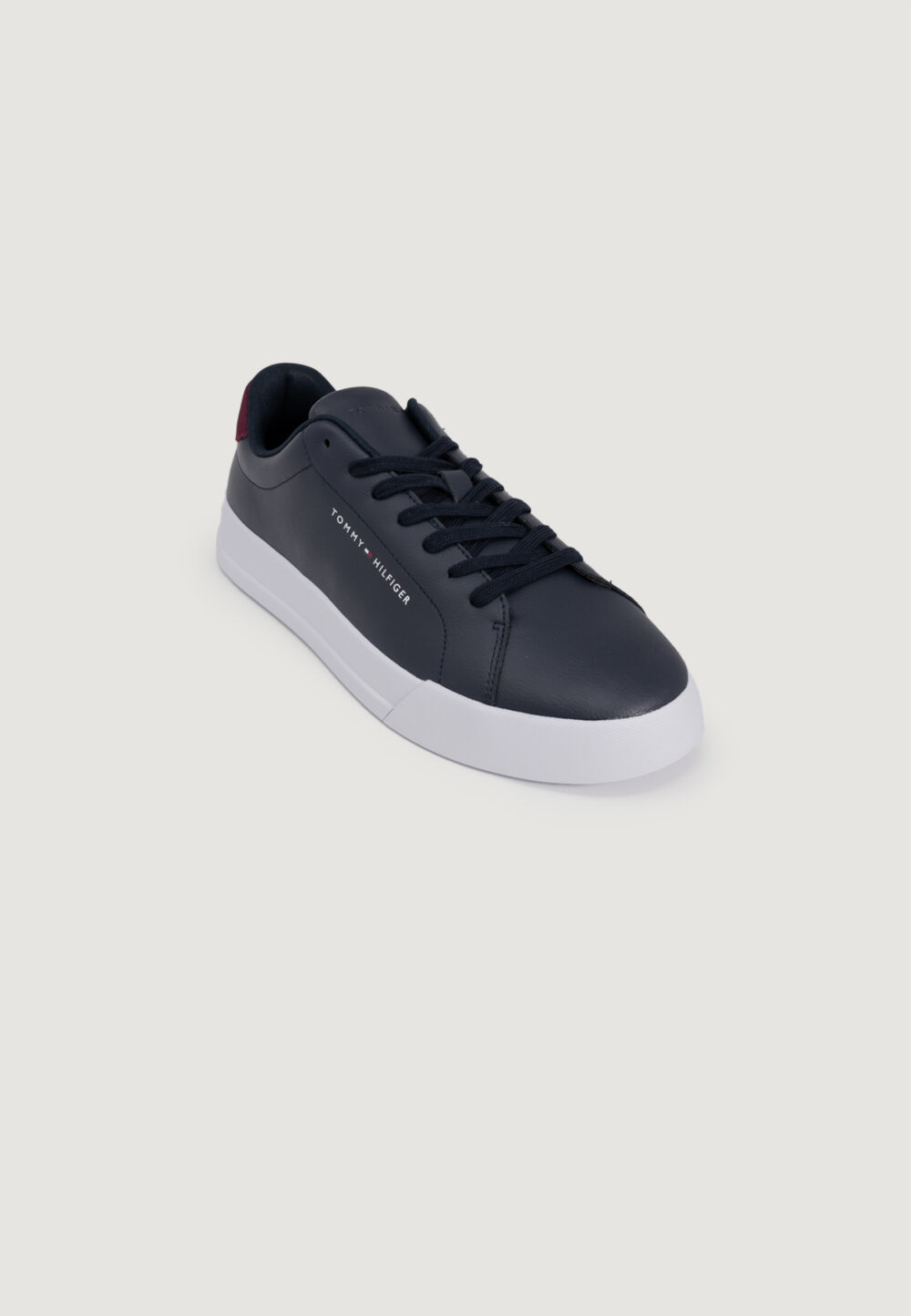Sneakers Tommy Hilfiger Jeans TH COURT LEATHER Blue scuro - Foto 2