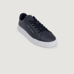 Sneakers Tommy Hilfiger Jeans TH COURT LEATHER Blue scuro - Foto 2