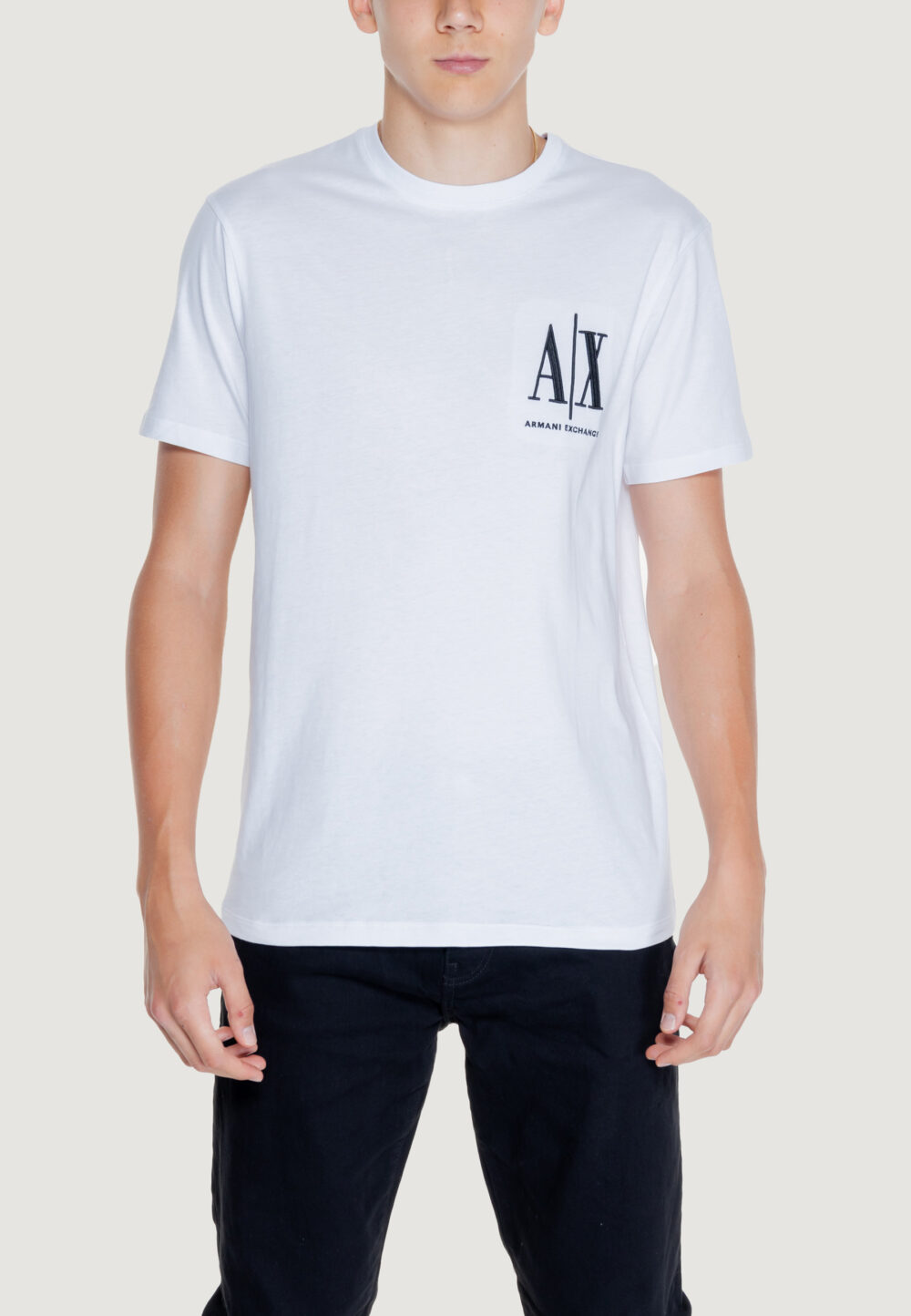 T-shirt Armani Exchange  Black-White - Foto 1