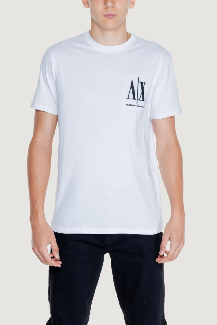 T-shirt Armani Exchange  Black-White