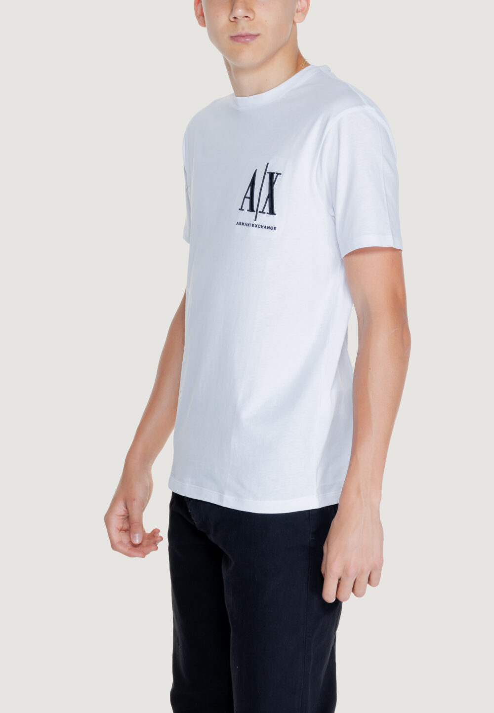 T-shirt Armani Exchange  Black-White - Foto 3