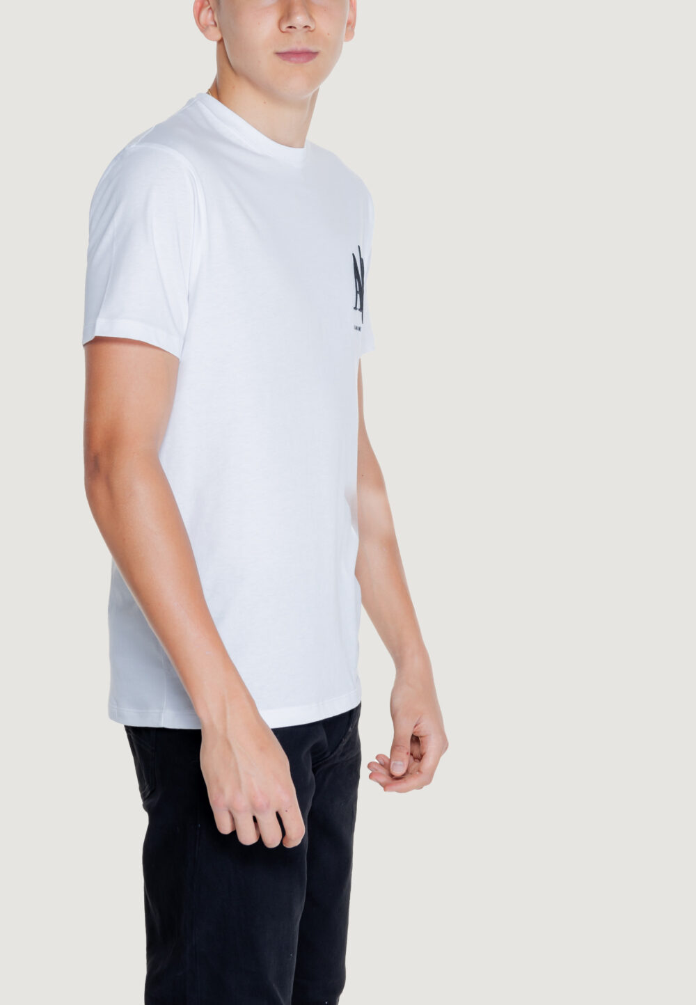 T-shirt Armani Exchange  Black-White - Foto 4