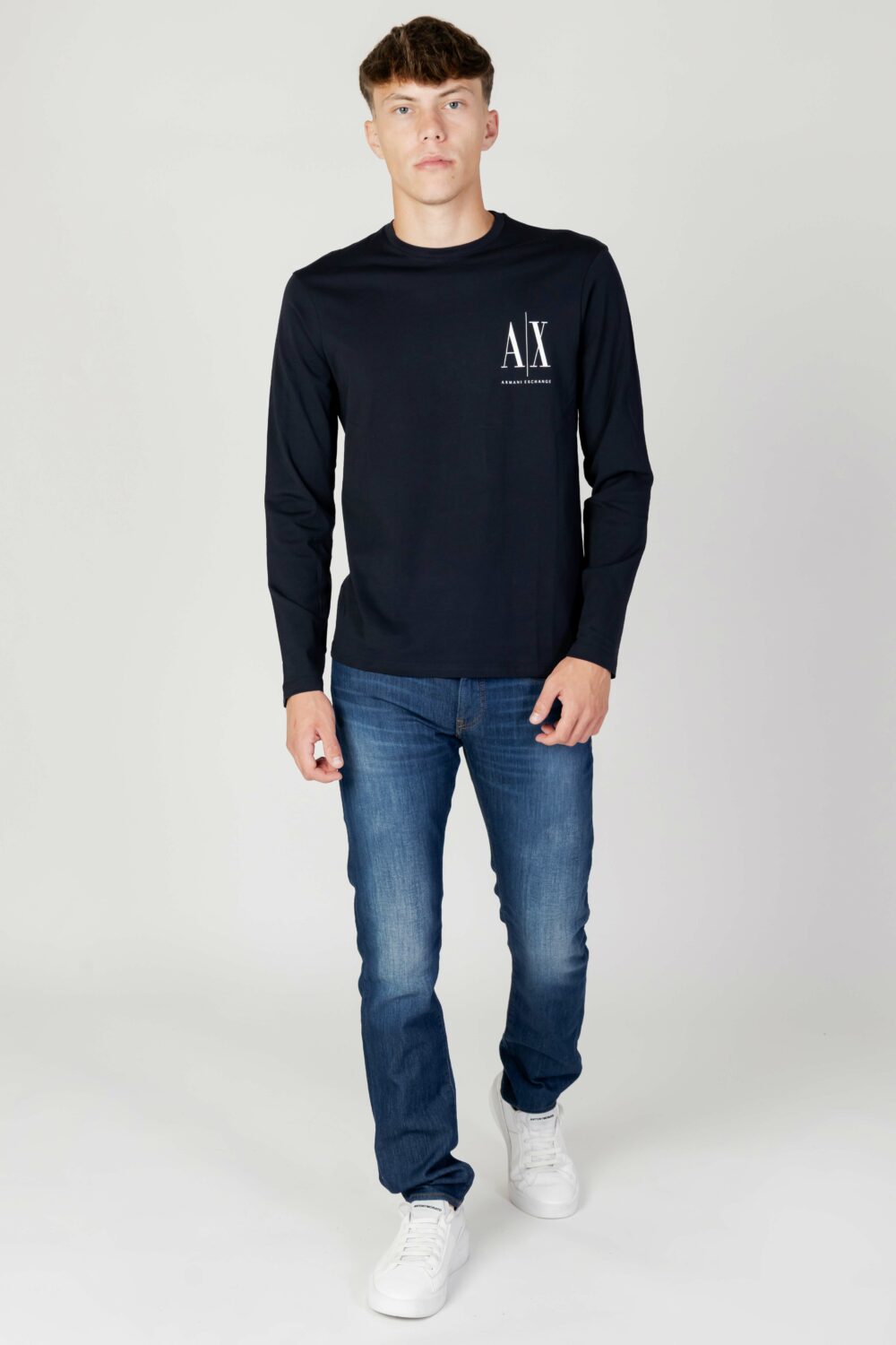 T-shirt Armani Exchange  Blu - Foto 2