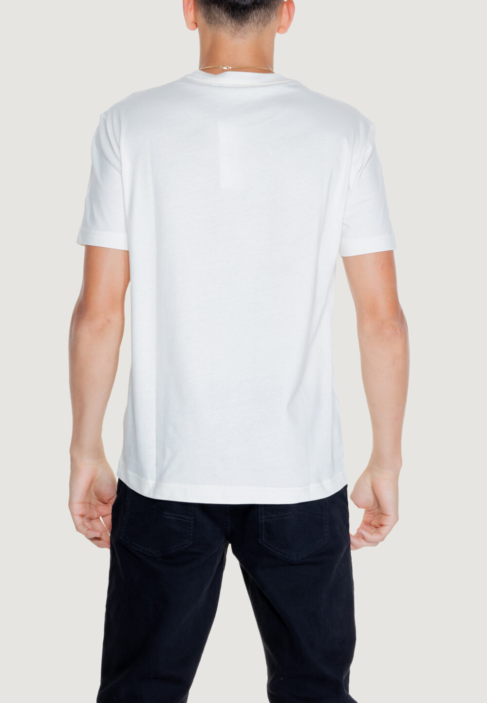 T-shirt Calvin Klein SMOOTH COTTON Bianco - Foto 2