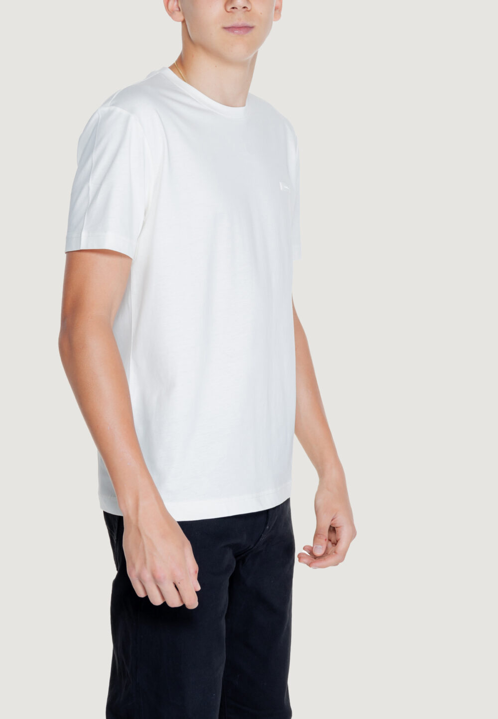 T-shirt Calvin Klein SMOOTH COTTON Bianco - Foto 5