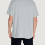 T-shirt Calvin Klein SHADOW EMBOSSED LOGO Grigio Chiaro - Foto 2