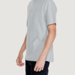 T-shirt Calvin Klein SHADOW EMBOSSED LOGO Grigio Chiaro - Foto 3