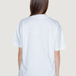 T-shirt Calvin Klein Jeans MONOLOGO BOYFRIEND Bianco - Foto 3