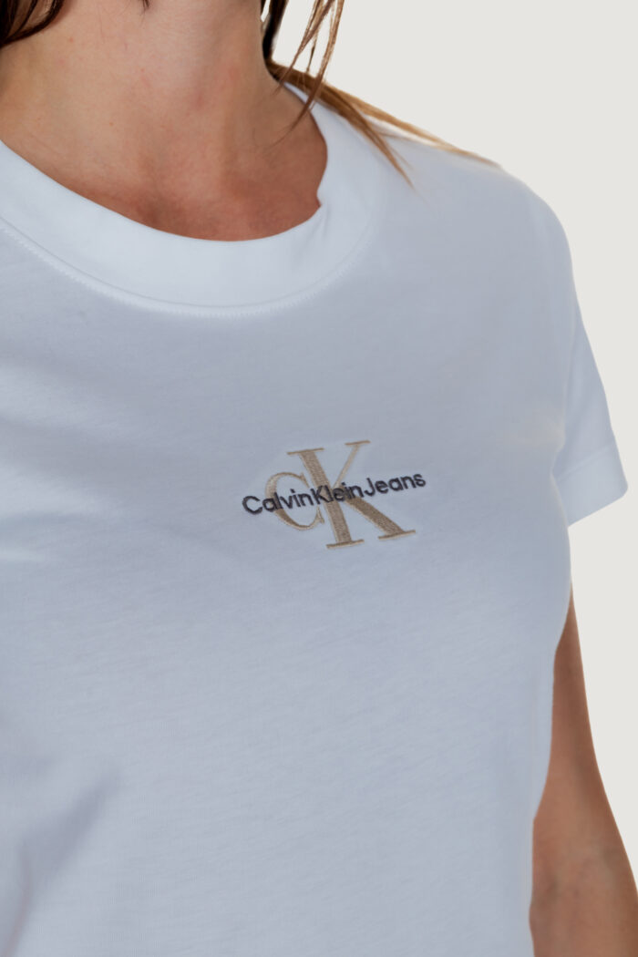T-shirt Calvin Klein MONOLOGO TEE Bianco