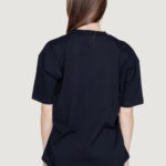 T-shirt Calvin Klein Jeans MONOLOGO BOYFRIEND Nero - Foto 3