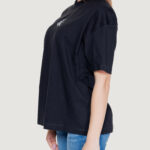 T-shirt Calvin Klein Jeans MONOLOGO BOYFRIEND Nero - Foto 4