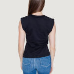 T-shirt Calvin Klein Jeans WOVEN LABEL LOOSE Nero - Foto 3