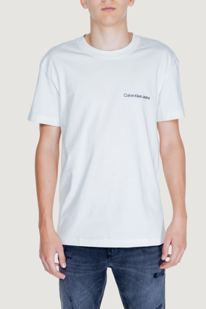 T-shirt Calvin Klein INSTITUTIONAL Panna