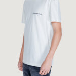 T-shirt Calvin Klein Jeans INSTITUTIONAL Panna - Foto 3