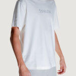 T-shirt Calvin Klein SHADOW EMBOSSED LOGO Panna - Foto 4