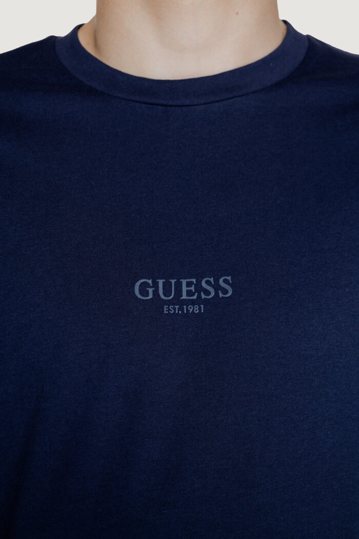 T-shirt Guess AIDY CN SS TEE Blu
