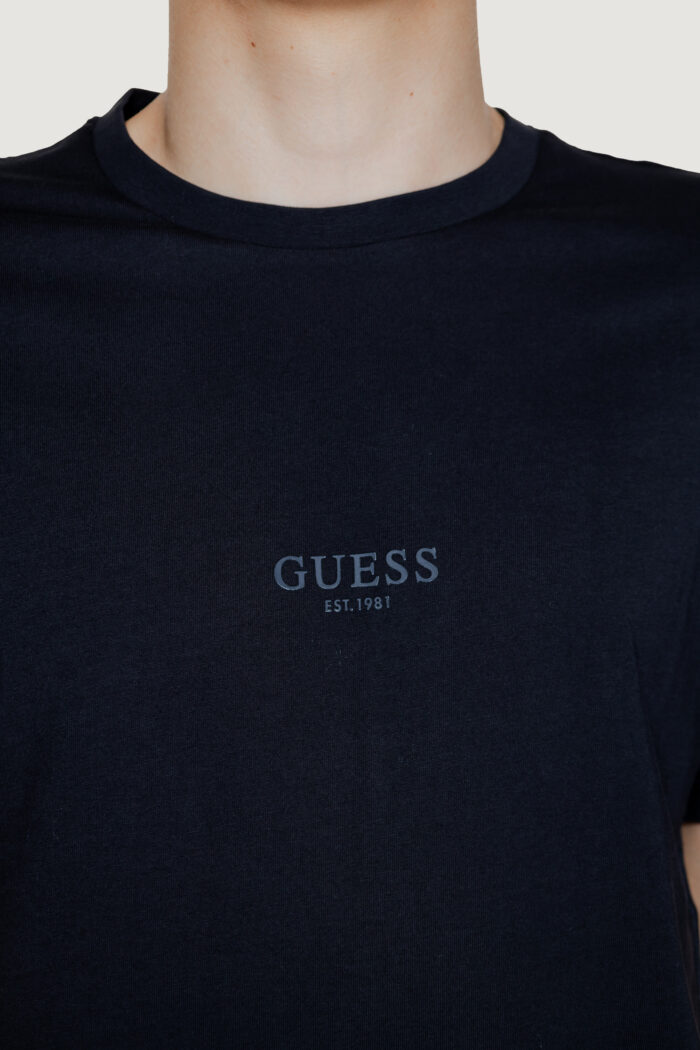 T-shirt Guess AIDY CN SS TEE Nero