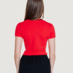T-shirt Guess VN MINI TRIANGLE Rosso - Foto 3