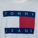 T-shirt Tommy Hilfiger Jeans TJM OVZ BIG FLAG TEE Bianco - Foto 2