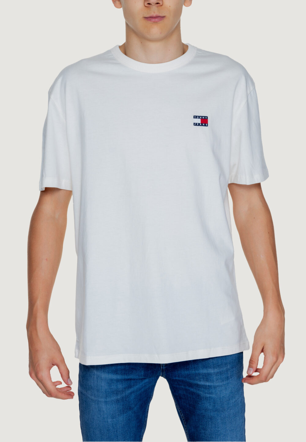 T-shirt Tommy Hilfiger Jeans TJM REG BADGE TEE EX Bianco - Foto 1