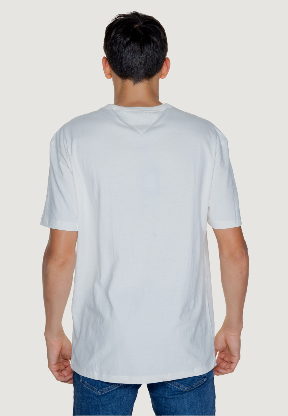T-shirt Tommy Hilfiger Jeans TJM REG BADGE TEE EX Bianco - Foto 3