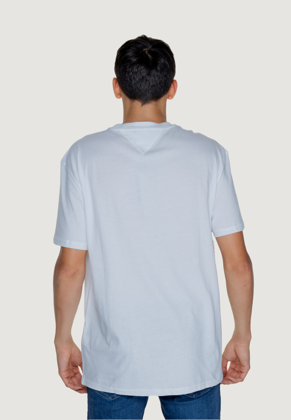 T-shirt Tommy Hilfiger Jeans TJM REG RWB DNA TEE Bianco - Foto 3