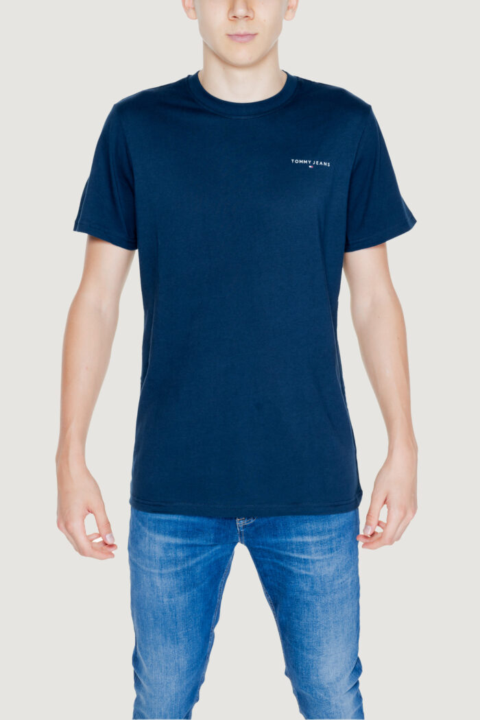 T-shirt Tommy Hilfiger TJM LINEAR Blue scuro