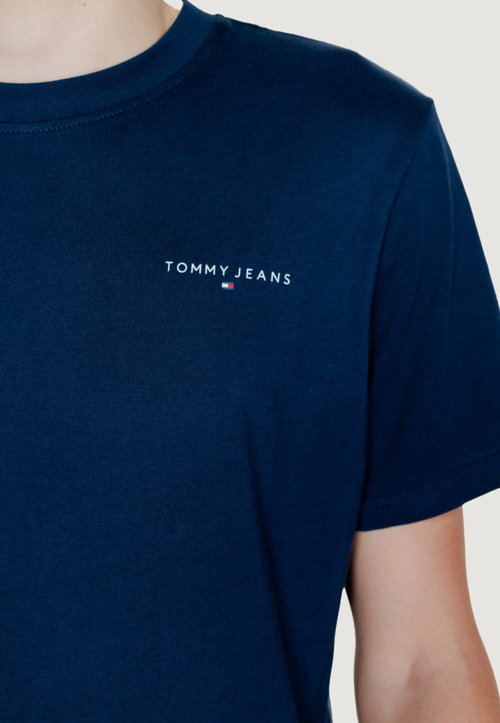 T-shirt Tommy Hilfiger Jeans TJM LINEAR Blue scuro - Foto 2