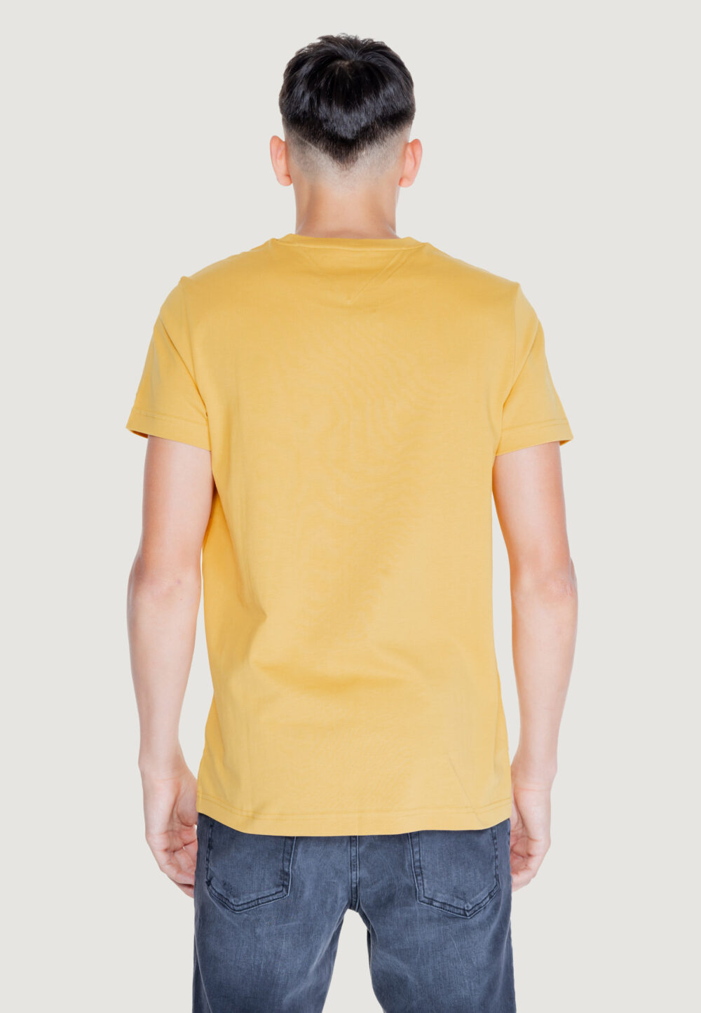 T-shirt Tommy Hilfiger TOMMY LOGO TEE Giallo - Foto 2