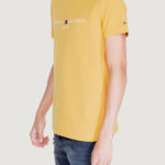 T-shirt Tommy Hilfiger TOMMY LOGO TEE Giallo - Foto 3