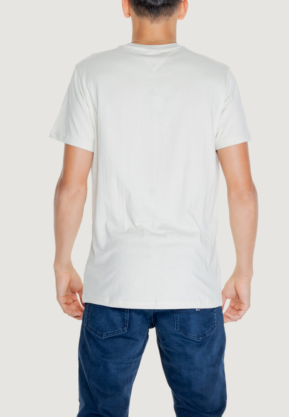 T-shirt Tommy Hilfiger Jeans TJM LINEAR Beige chiaro - Foto 2